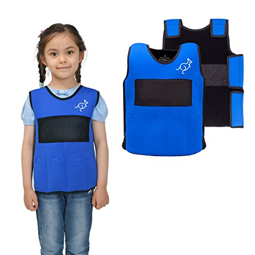Ted Kangaroo Sensory Compression Vest Deep Pressure Comfort MediumBlue